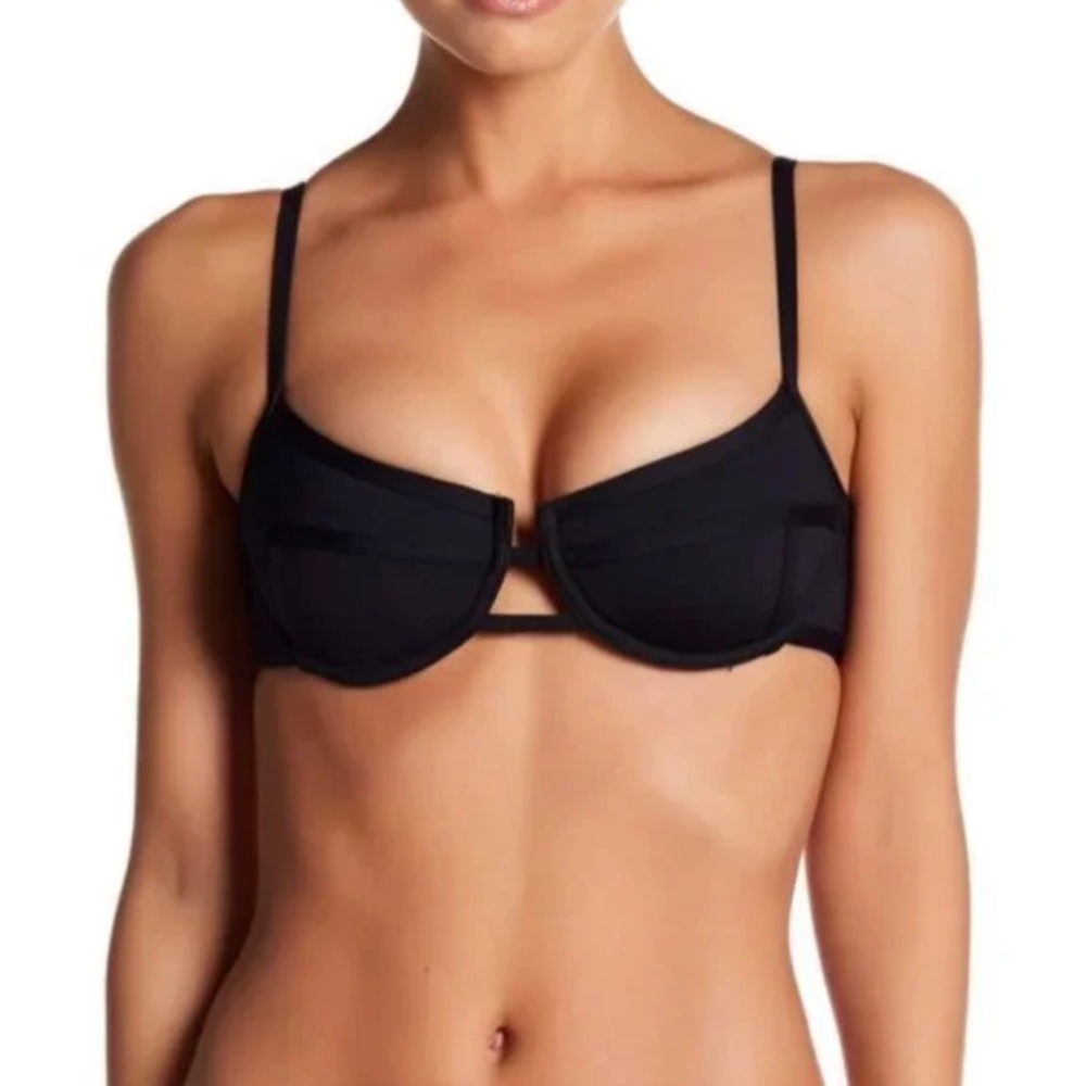 Tavik Womens Kora Underwire Swim TOP ONLY Black